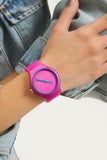 Apsr1-a9651-usppp Kadın Pembe Silikon Kol Saati