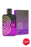 No.8 EDP Erkek Parfüm 100ml | Odunsu, Aromatik | Yeşil Elma, Bergamot, Sardunya, Kuru Amber, Paçuli