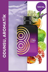 No.8 EDP Erkek Parfüm 100ml | Odunsu, Aromatik | Yeşil Elma, Bergamot, Sardunya, Kuru Amber, Paçuli