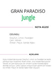 Gran Paradiso Jungle EDP Erkek Parfüm 50ml | Odunsu, Fujer | Greyfurt, Nane, Karabiber, Sedir, Tütsü