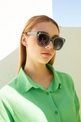 Siyah Kadın Güneş Gözlüğü Apsc003901--50 Ekartman