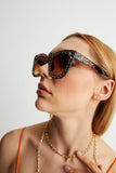 Apsc003904 Kadın Kahverengi Leopar Güneş Gözlüğü