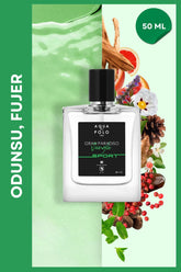 Gran Paradiso Jungle Sport EDP Erkek Parfüm 50ml | Odunsu, Fujer | Greyfurt,Nane,Muskat,Tütsü, Sedir