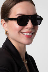 Rodeo Drive Siyah Unisex Kare Güneş Gözlüğü Apso001901