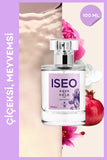 Iseo EDP Kadın Parfüm 100 ml | Meyveli, Çiçeksi | Nar, Lotus, Manolya, Şakayık, Amber, Misk