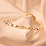 Kadın Altın Çok Incili Kolye