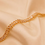 Kadın Altın Rengi Su Yolu Bileklik