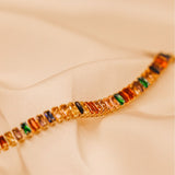 Kadın Çok Renkli Su Yolu Bileklik