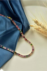 Kadın Çok Renkli Su Yolu Kolye