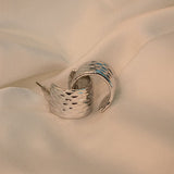 Kadın Gümüş Dairesel Küpe