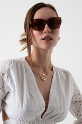 Kadın Kahverengi Güneş Gözlüğü Apsı003102