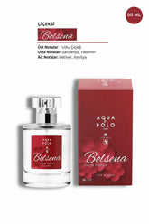 Bolsena EDP Kadın Parfüm 50 ml | Çiçeksi| Tutku Çiçeği, Gardenya, Yasemin, Vanilya, Vetiver