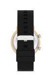 Unisex Siyah Gold Silikon Kol Saati Apwr032002