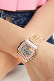 Unisex Rose Gold Retro Pop Dijital Kol Saati Apwa064502