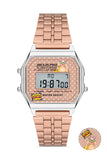 Unisex Rose Gold Retro Pop Dijital Kol Saati Apwa064502