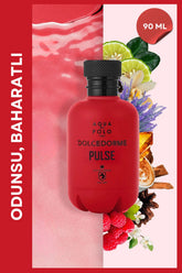 Dolcedorme Pulse EDP Erkek Parfüm 90 ml | Odunsu, Baharatlı | Bergamot, Yasemin, Amber, Sandal