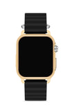 Gold Siyah Unisex Silikon Dijital Led Kol Saati Apwr033302