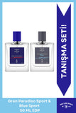 Gran Paradiso Blue Sport ve Gran Paradiso Sport EDP Erkek Parfüm Seti 50 ml 2 Adet