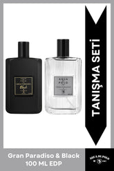 Gran Paradiso ve Gran Paradiso Black EDP Erkek Parfüm Seti 100 ml 2 Adet
