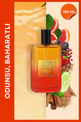 Gran Paradiso Volcano EDP Erkek Parfüm 100ml | Odunsu, Baharatlı | Biber, Greyfurt, Safran