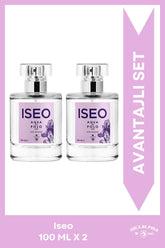 Iseo EDP Kadın Parfüm Seti 100 ml 2 Adet | Meyveli, Çiçeksi | Nar, Lotus, Manolya, Amber, Misk