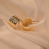 Kadın Altın Dairesel Küpe