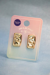 Kadın Gold Geometrik Küpe