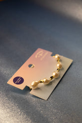 Kadın Gold İncili Bileklik