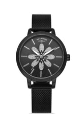 Kadın Siyah Hasır Kol Saati Apwo000401