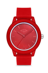 Kırmızı Kadın Silikon Kol Saati APSR1-A9635-USKKK