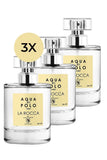 La Rocca EDP Kadın Parfüm 50ml 3 Adet| Çiçeksi,Oryantal | Portakal Çiçeği, Kahve, Yasemin, Vanilya