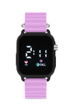 Mor Silikon Unisex Dijital Led Kol Saati APWR033311