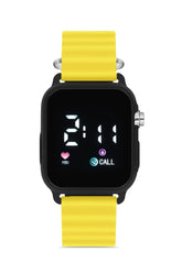 Sarı Silikon Unisex Dijital Led Kol Saati APWR033312