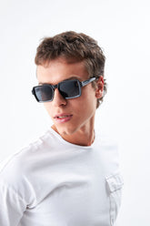 Siyah Erkek Güneş Gözlüğü Apsn010401--50 Ekartman