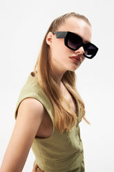 Siyah Kadın Güneş Gözlüğü Apsn010501--50 Ekartman