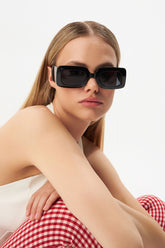 Siyah Kadın Güneş Gözlüğü Apsn011201--50 Ekartman