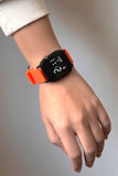 Unisex Turuncu Silikon Dijital Led Kol Saati APWR033308