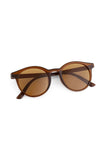 Venice Kahverengi Unisex Oval Güneş Gözlüğü Apsı000102--50 Ekartman