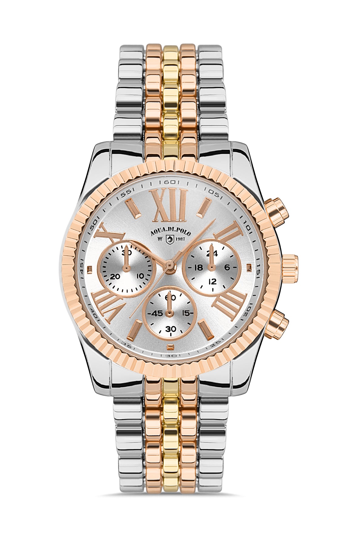 Aqua di Polo 1987 Rose Gold Metal Kadın Kol Saati APWS012505