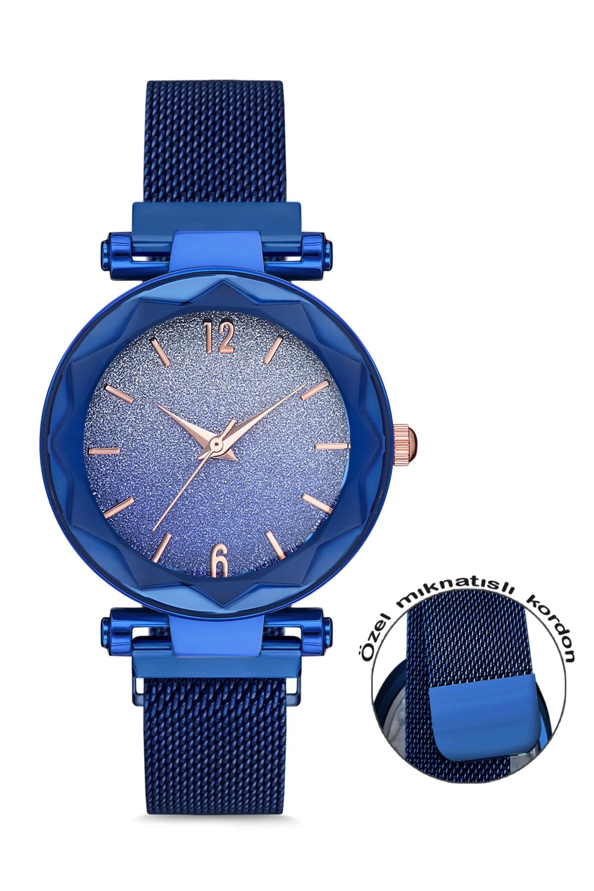 Aqua di Polo Women's Dark Blue Analog Wristwatch with Strap Strap