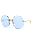 Aqua di Polo 1987 Blue Cut Glass Women's Sunglasses APSN003706