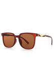 Aqua di Polo Women's Brown UV 400 Protection Sunglasses