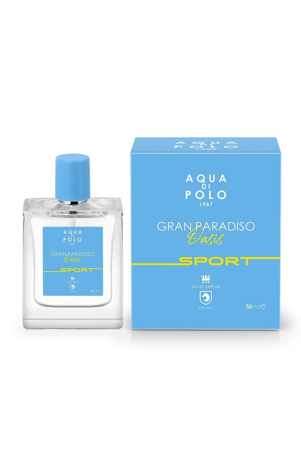 Aqua di Polo 1987 Gran Paradiso Oasis Sport EDP 50 ml Erkek Parfüm APCN000511