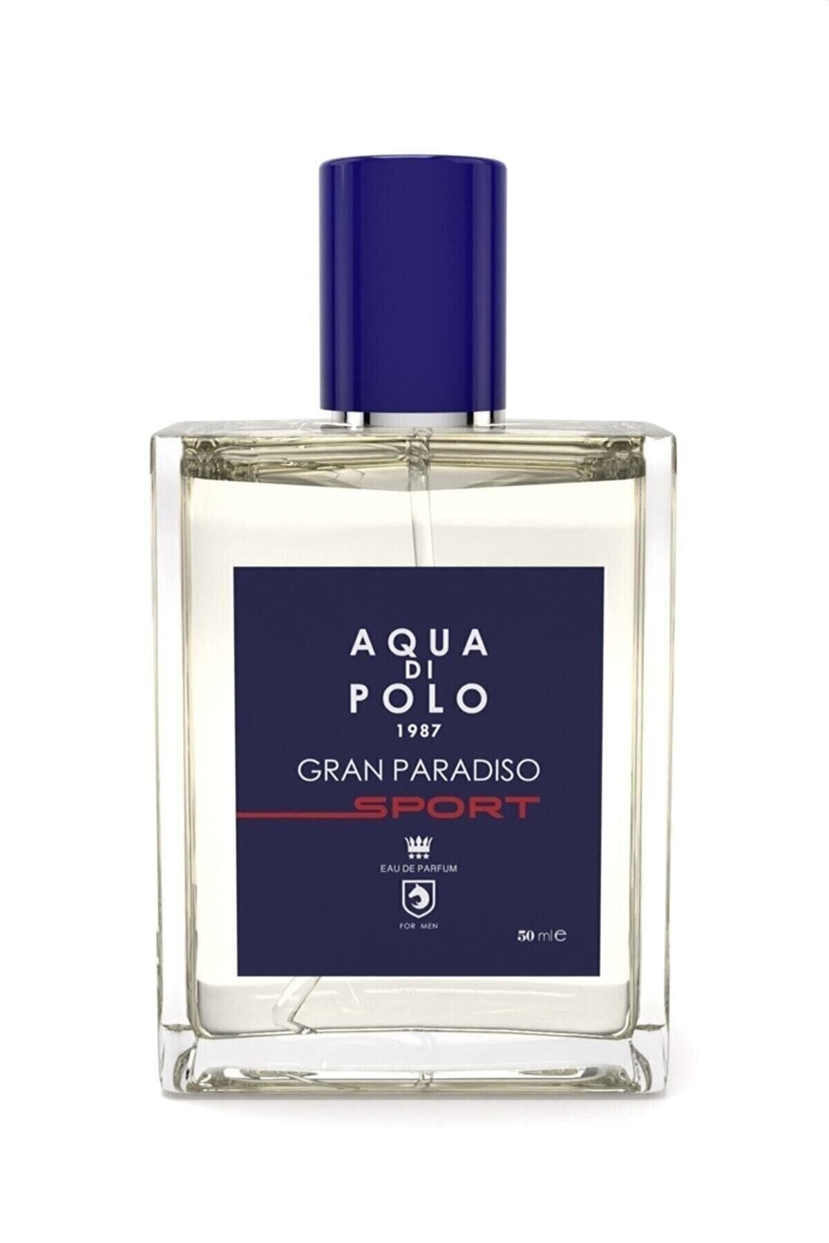 Aqua di Polo 1987 Gran Paradiso Sport EDP 50 ml üçlü Erkek Parfüm Seti STCC021160