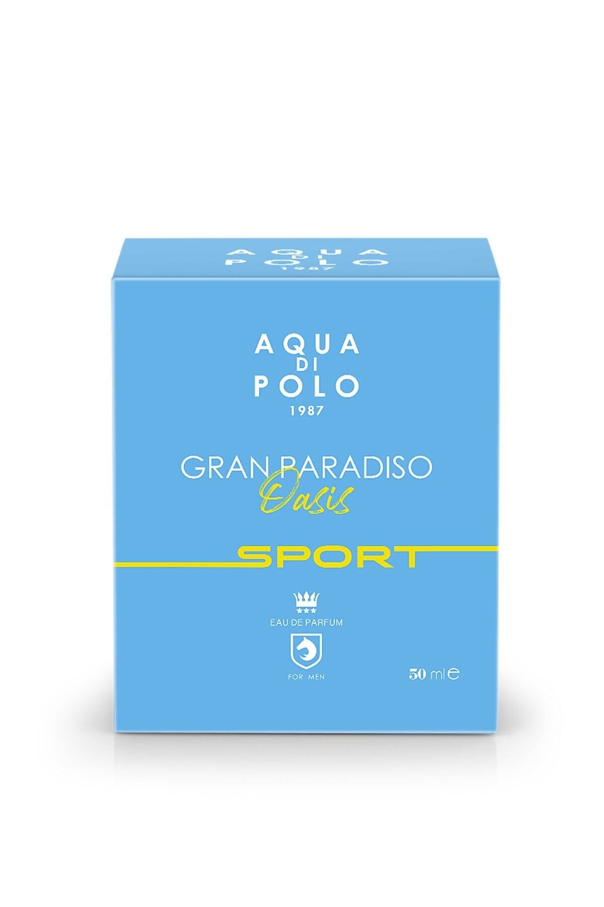 Aqua di Polo 1987 Gran Paradiso Oasis Sport EDP 50 ml Erkek Parfüm APCN000511