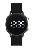 Aqua di Polo 1987 Black Silicone Digital LED Unisex Wristwatch APWR035111