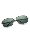 Aqua di Polo Men's Green Polarized Sunglasses