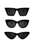 Aqua di Polo 1987 Black Triple Women's Sunglasses Set STSA002701