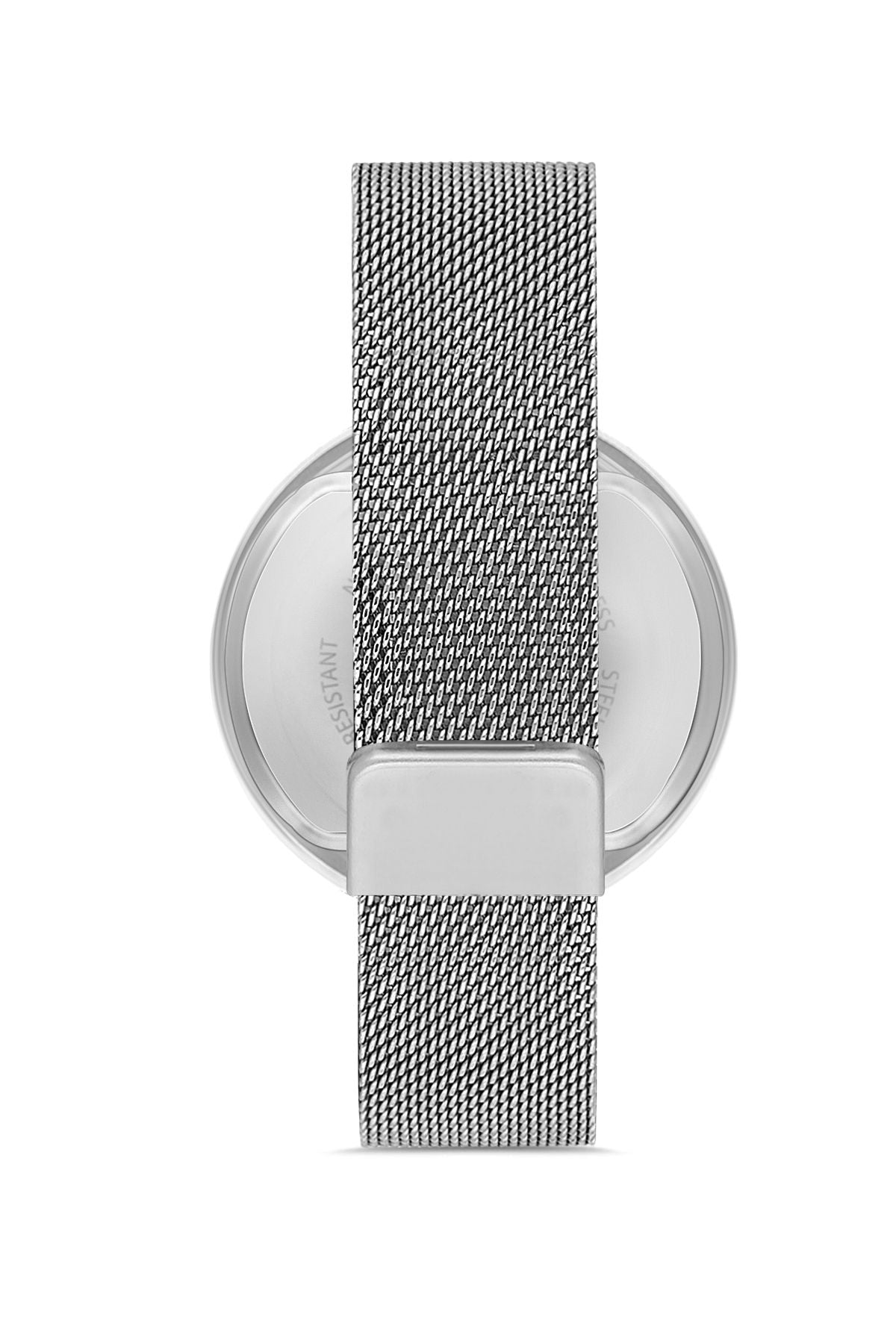 Aqua di Polo 1987 Silver Mesh Digital LED Unisex Wristwatch APWR033203