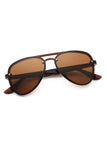 Aqua di Polo Men's Brown UV 400 Protection Sunglasses